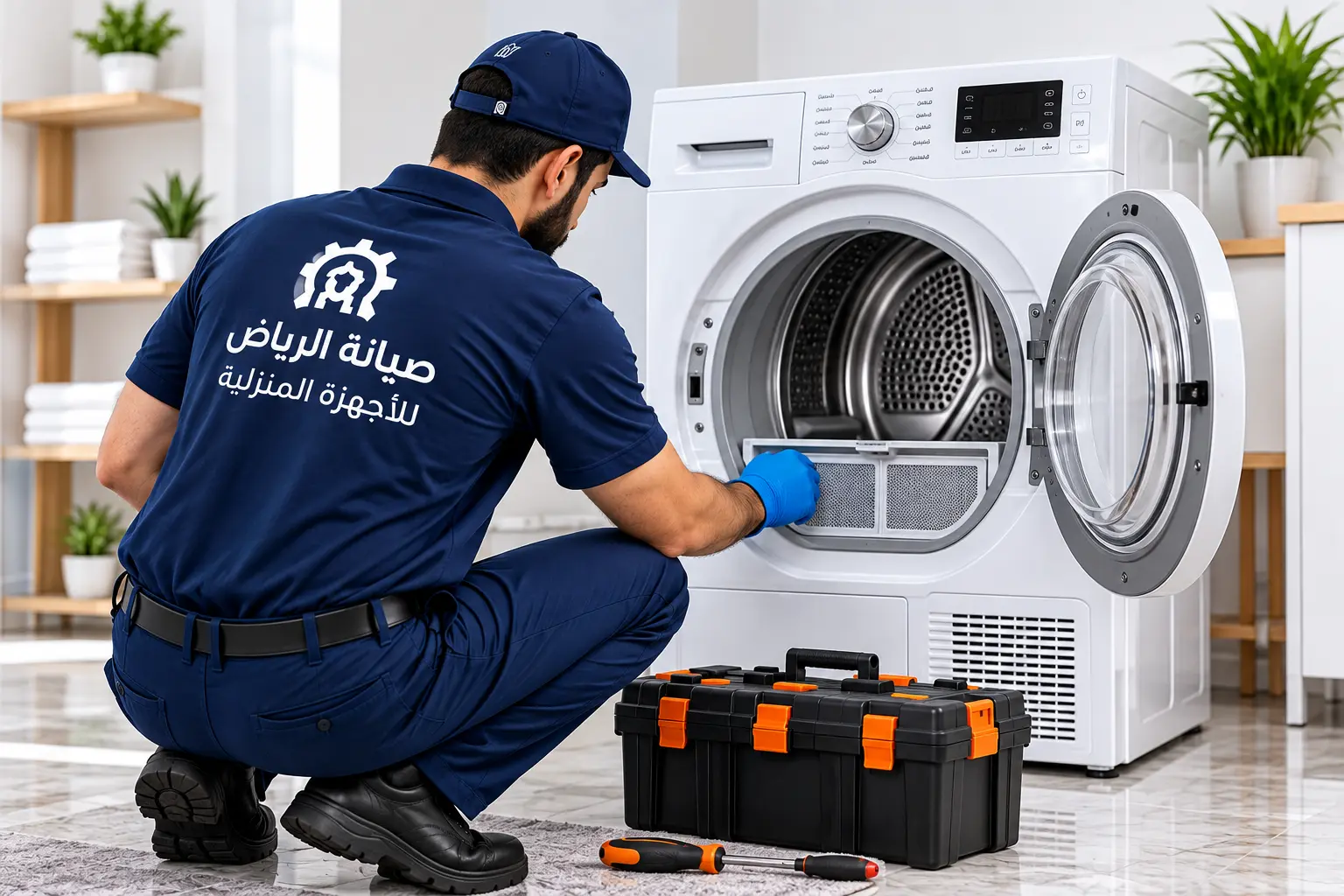 صيانة مجففات الملابس في الرياض